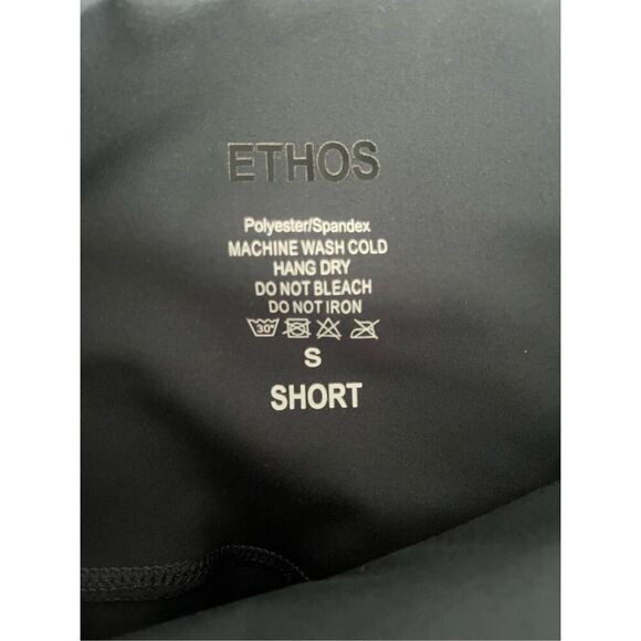 Ethos Gray Athletic Workout Leggings‎ Small Short - Picture 2 of 3